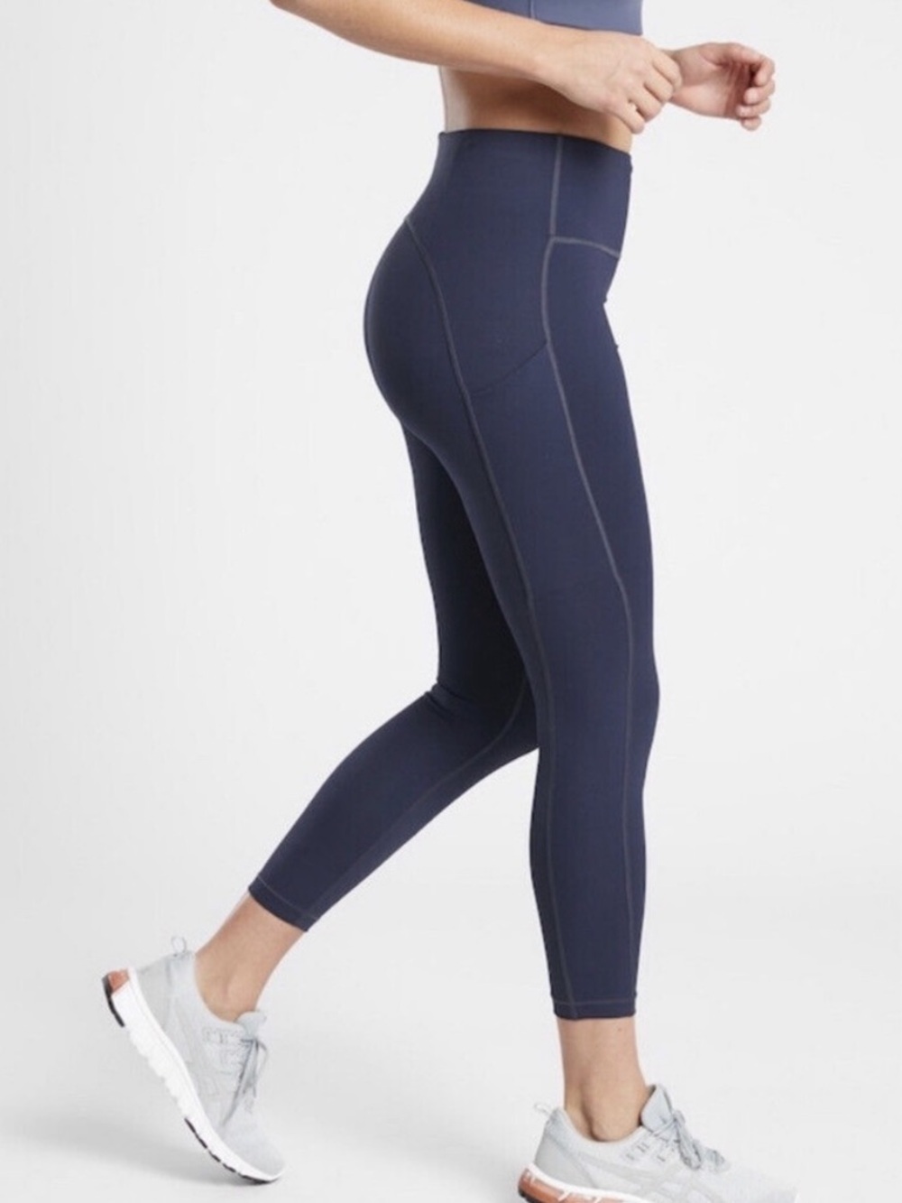 Athleta Ultimate Stash 7/8 Legging (Dress Blue)
